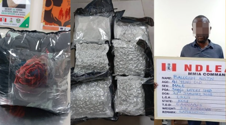 NDLEA intercepts UK-bound cannabis hidden in duvet at Lagos airport, arrests two